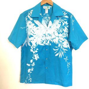 HAWAIIAN Luau  Sand Pebble of Hawaii 70’s Camp Shirt Vtg